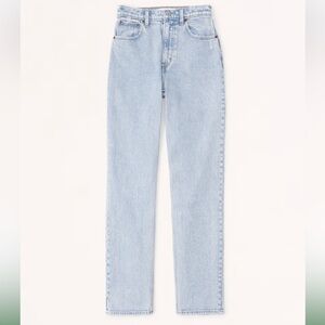 Abercrombie 90s straight ultra high rise